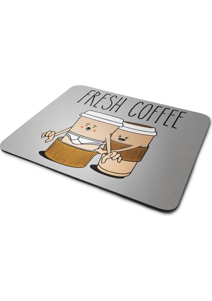 Taze Kahve Kawaii Mouse Pad Renkli