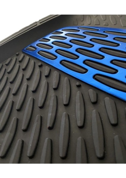 Hyundai Accent Admira Uyumlu Universal Derin Havuzlu Paspas Krom Mavi modelleri