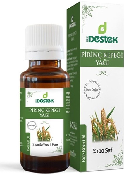 Pirinç Kepeği Yağı 20 ml