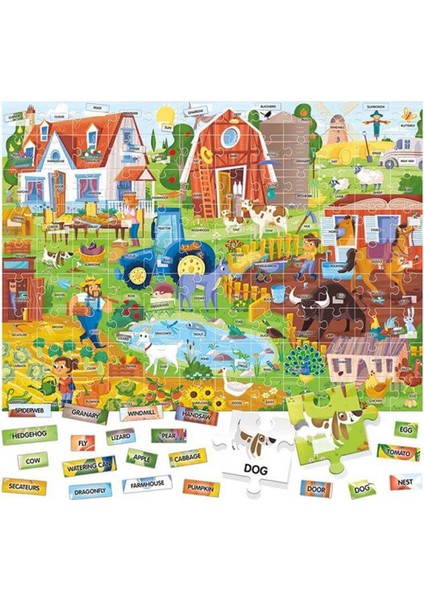 100 Ingilizce Kelimeli Puzzle - Çiftlik