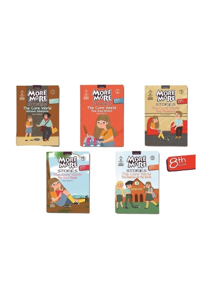 New 8.Sınıf Stories İngilizce Hikaye Seti 5 Kitap