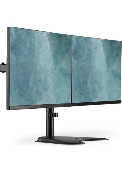 15" - 32" Ayaklı Ikili Monitör Tutucusu