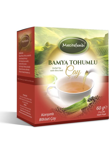 Bamya Tohumlu Çayı Süzen Poşet 40'lı