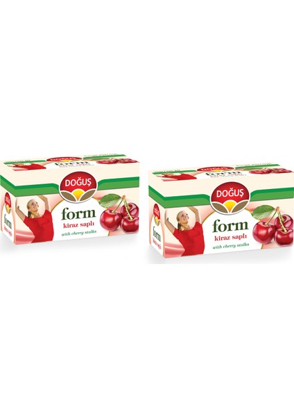 Kıraz Saplı Form Bıtkı Cayı 20'li x 2