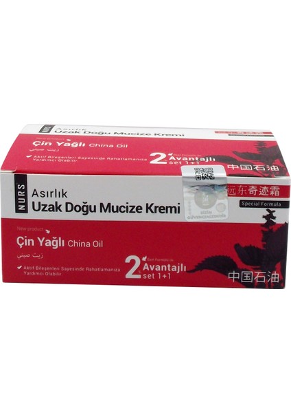 Uzak Doğu Mucize Kremi 2'li (1+1)