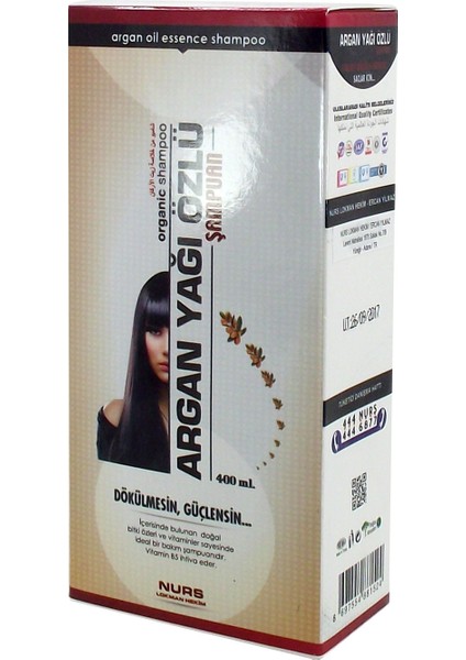 Argan Yağı Özlü Şampuan 400 ml