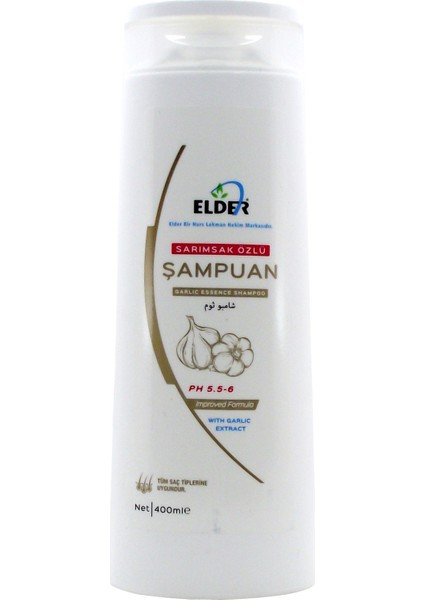 Sarımsak Özlü Şampuan 400 ml Elder