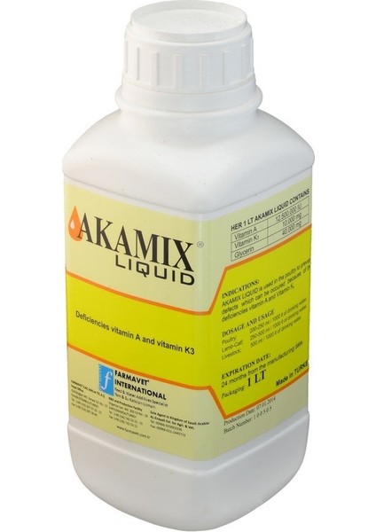 Akamix Likit Vitamin Takviyesi