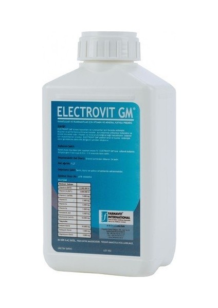 Electrovit Gm  Elektrolit ve Sıvı Kaybını Önler