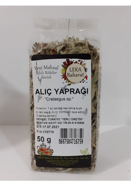 Alıç Yaprağı 50 gr