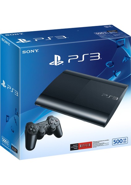 Playstation 3 500 GB Süper Slim Kasa Konsol + 2. Kol