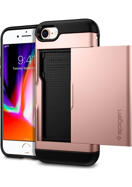 Apple iPhone SE (2022 / 2020) / iPhone 8 / iPhone 7 Kılıf Slim Armor CS Rose Gold - 042CS20454
