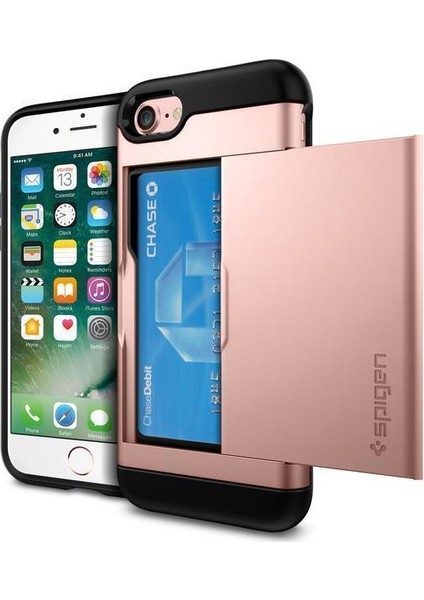 Apple iPhone SE (2022 / 2020) / iPhone 8 / iPhone 7 Kılıf Slim Armor CS Rose Gold - 042CS20454