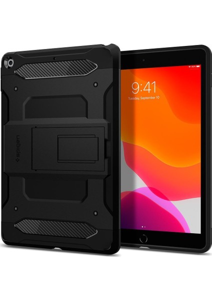 Apple iPad 10.2" WIFI 9.Nesil (2021) / 8.Nesil (2020) / 7.Nesil (2019) Kılıf Tough Armor TECH Black - ACS00377