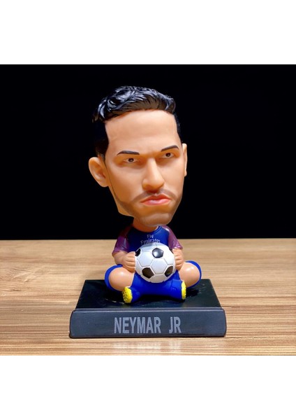 Neymar Jr. Sallanan Kafa Futbolcu Figür Biblo