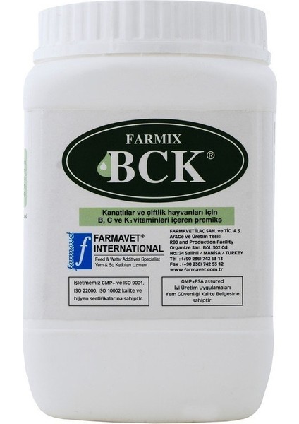 Farmix Bck Toz