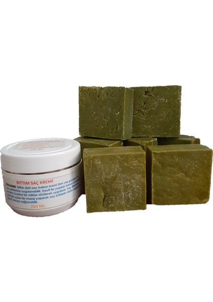 Online Pazar %100 Doğal 2 Adet Bıttım SABUNU+250 ml Bıttım Kremi