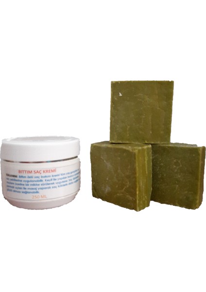 Online Pazar %100 Doğal 2 Adet Bıttım SABUNU+250 ml Bıttım Kremi fiyatları