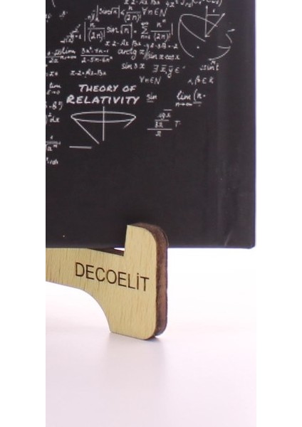 Lastikli Çizgisiz Sert Kapak Emc2 Defter