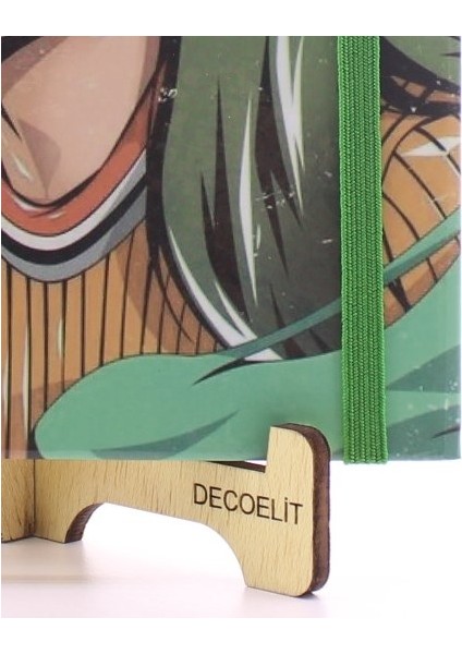 Lastikli Çizgisiz Sert Kapak Bellie Eilish Defter