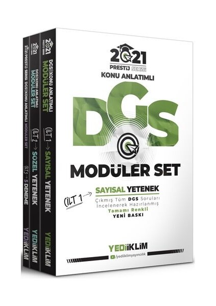 2021 Prestij Serisi ALES Konu Anlatımlı Modüler Set Tamamı Renkli-3 Cilt