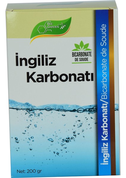 Bee Garden Yenilebilir Ingiliz Karbonatı Bicarbonate De Soude 200 gr