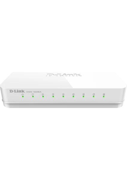 D-LINK 8 PORT YÖNETİLEMEZ 10/100/1000 MBPS SWITCH DGS-1008A