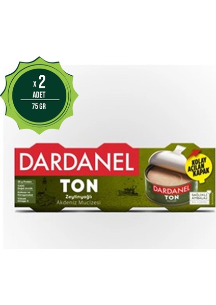 Ton Balık Zeytinyağlı 75 gr x 2