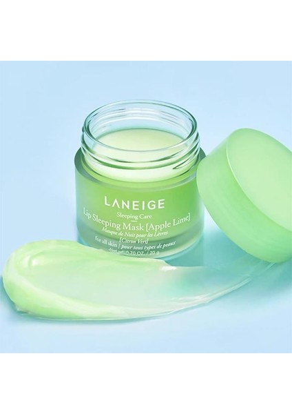 Lip Sleeping Mask Apple Lime - Elmalı Dudak Nemlendirici Maske