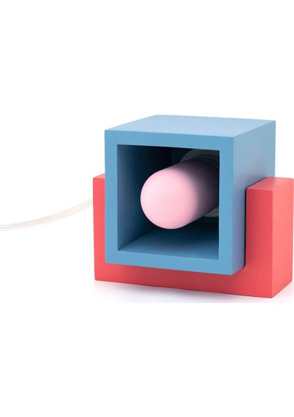 Mavi Marshmallow Renkli Masa Lambası