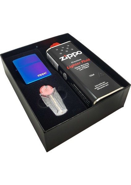 Çakmak Parlak Mavi Mor Benzin Taş Set DU10-29899Z