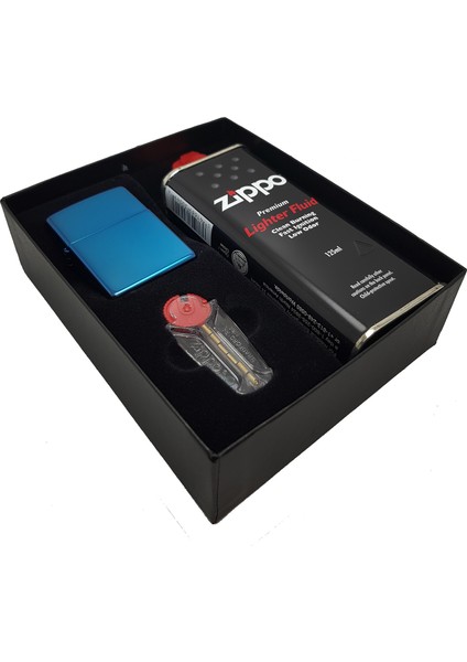 Çakmak Parlak Sapphire Benzin Taş Set DU10-20446