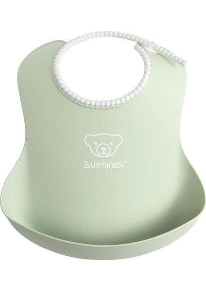 2´li Yumuşak Plastik Mama Önlüğü Powder Yellow & Green