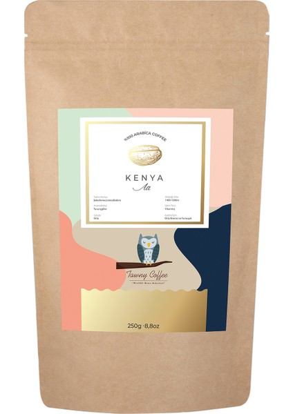 Kenya Aa Çekirdek Filtre Kahve 250 gr
