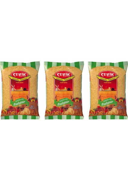 Köftelik Bulgur 1000 gr x 3