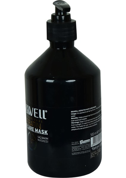 Profesyonel Keratin Vitamin ve Bitki Özlü Saç Bakım Maskesi Pompalı 500 ml fiyatları