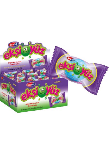 Ekşiyüz Sakız 3'lü Set 1050 gr ( Tutti Frutti - Böğürtlen - Çilek ) modelleri