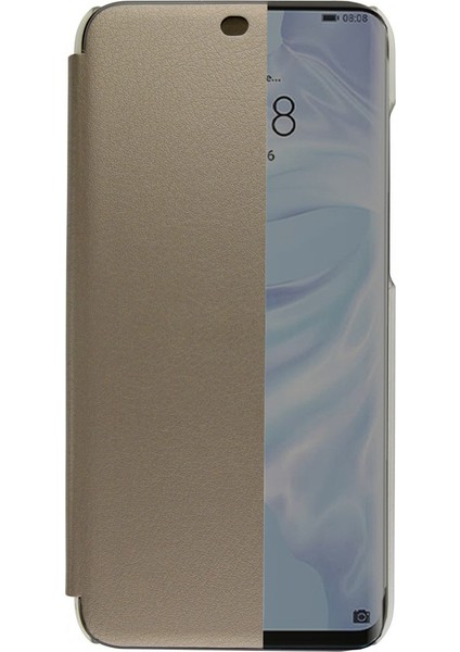 Huawei Mate 20 Pro Yarım Cam Kapaklı Kılıf