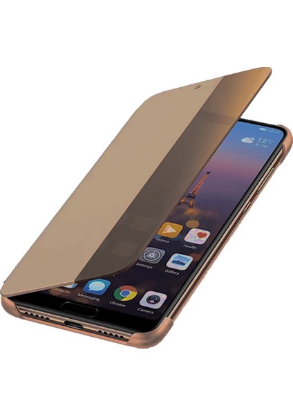 Huawei Mate 20 Lite Yarım Cam Kapaklı Kılıf