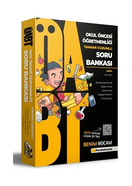 Benim Hocam Yayınları 2021 ÖABT Okul Öncesi Öğretmenliği Tamamı Çözümlü Soru Bankası