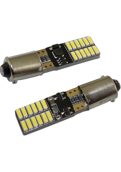 Geri Vites Ampulü Canbus Ledli BA9S 15SMD Beyaz/12V / LAAM672