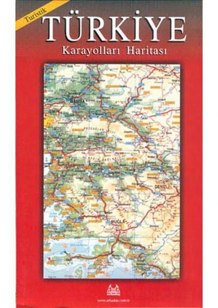 Turistik Karayolları Haritası Türkiye / Büyük Boy - Derleme