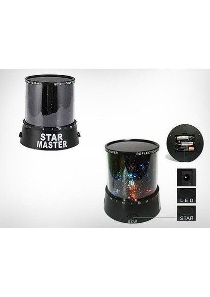 Star Master Projeksiyon Gece Lambası (Kablolu) modelleri
