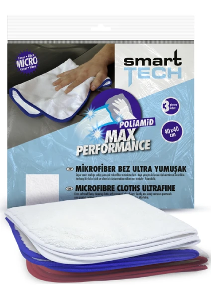 Smart Tech Profiline Mikrofiber Bez 3'lü