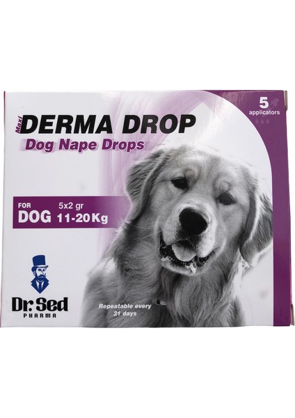 Maxi Derma Köpek Ense Damlası 5'li Damla Paketi 5 x 2 gr