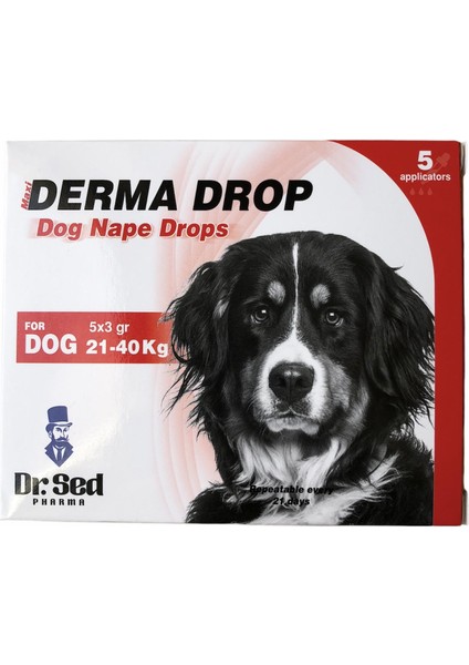 Maxi Derma Köpek Ense Damlası 5'li Damla Paketi 5 x 3 gr