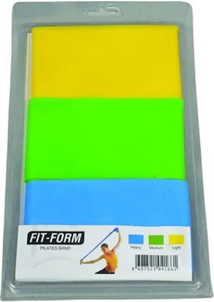 Fitform Pilates Lastiği 3 Lü Set