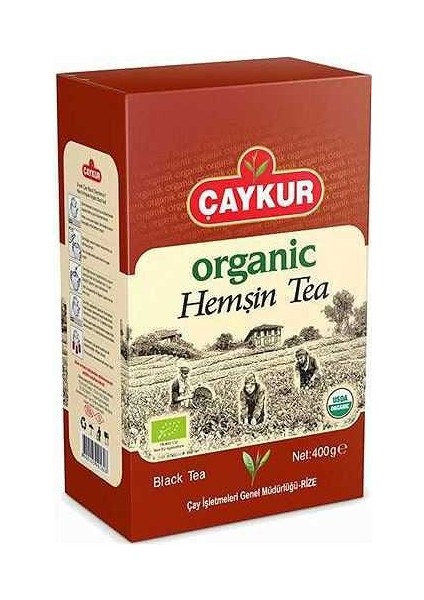 Organik Hemşin Karton Kutu Çay 400 gr