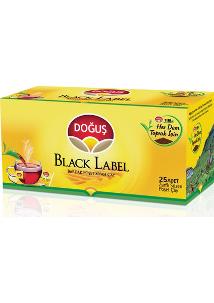 Black Label Süzen Poşet Çay 25X2 gr