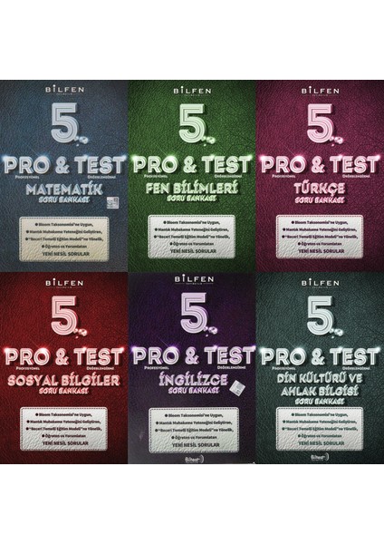 5. Sınıf Pro&Test Soru Bankaları Seti Deneme Sınavı
